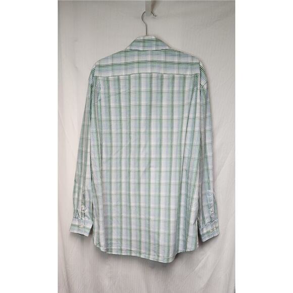 Apt.9 Button Down Long Sleeve Plaid Green Shirt Size XXL - Picture 4 of 6